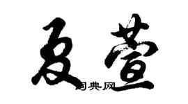 胡問遂夏萱行書個性簽名怎么寫