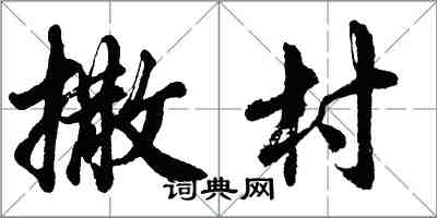 胡問遂撒村行書怎么寫