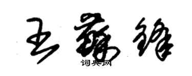 朱錫榮王蘇鋒草書個性簽名怎么寫