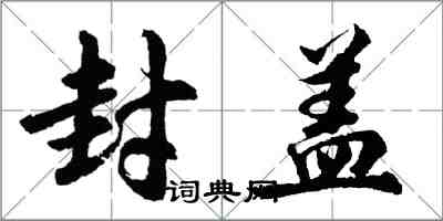 胡問遂封蓋行書怎么寫