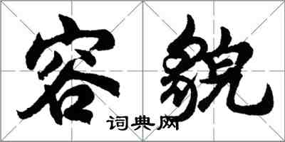 胡問遂容貌行書怎么寫