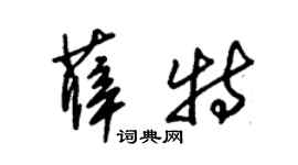 朱錫榮薛特草書個性簽名怎么寫