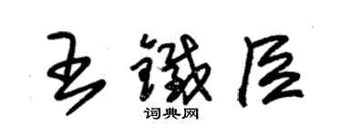 朱錫榮王鐵臣草書個性簽名怎么寫