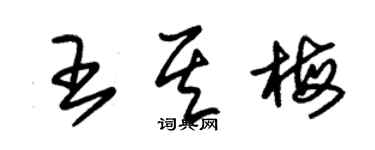 朱錫榮王其梅草書個性簽名怎么寫