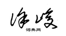 朱錫榮徐峻草書個性簽名怎么寫