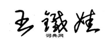朱錫榮王鐵娃草書個性簽名怎么寫