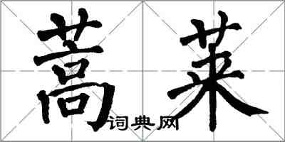 翁闓運蒿萊楷書怎么寫