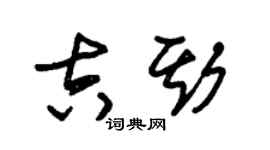 朱錫榮吉斯草書個性簽名怎么寫