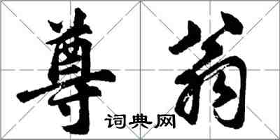 胡問遂尊翁行書怎么寫