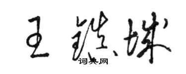 駱恆光王鎮城草書個性簽名怎么寫