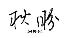 梁錦英耿盼草書個性簽名怎么寫