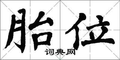 翁闓運胎位楷書怎么寫