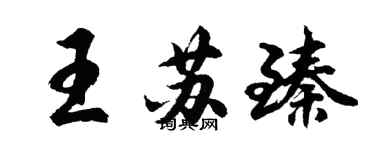 胡問遂王蘇臻行書個性簽名怎么寫