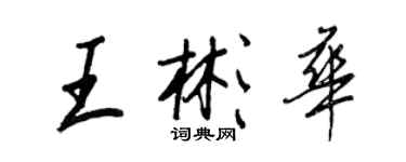 王正良王彬華行書個性簽名怎么寫