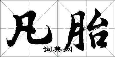 胡問遂凡胎行書怎么寫