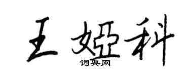 王正良王婭科行書個性簽名怎么寫