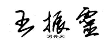 朱錫榮王振靈草書個性簽名怎么寫