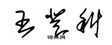 朱錫榮王登科草書個性簽名怎么寫