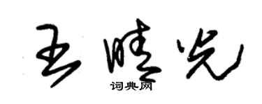 朱錫榮王晴光草書個性簽名怎么寫
