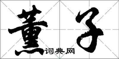 胡問遂薰子行書怎么寫