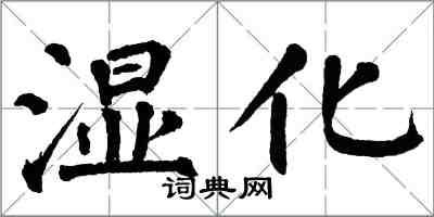 翁闓運濕化楷書怎么寫