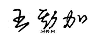 朱錫榮王斯加草書個性簽名怎么寫