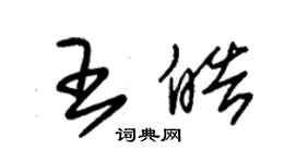 朱錫榮王皓草書個性簽名怎么寫