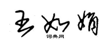 朱錫榮王如娟草書個性簽名怎么寫