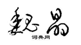曾慶福魏晶草書個性簽名怎么寫