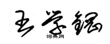 朱錫榮王學鋼草書個性簽名怎么寫