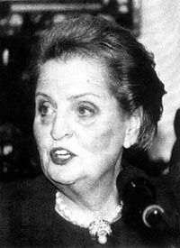 1997年1月22日奧爾布賴特出任美國首位女國務卿_歷史上的今天