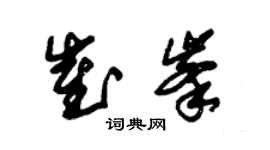 朱錫榮崔峰草書個性簽名怎么寫