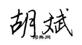 王正良胡斌行書個性簽名怎么寫
