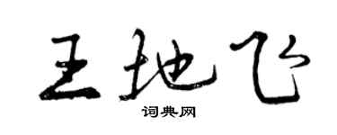 曾慶福王地飛行書個性簽名怎么寫