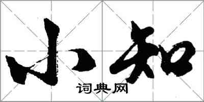 胡問遂小知行書怎么寫