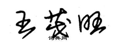 朱錫榮王茂旺草書個性簽名怎么寫