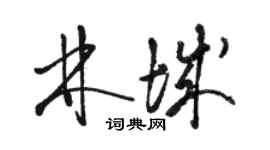 駱恆光林城草書個性簽名怎么寫