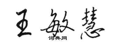 駱恆光王敏慧行書個性簽名怎么寫