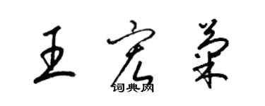 梁錦英王宏菊草書個性簽名怎么寫