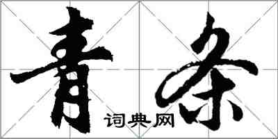 胡問遂青條行書怎么寫