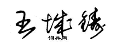朱錫榮王城鑄草書個性簽名怎么寫