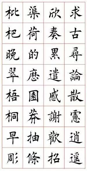 田蘊章楷書《千字文》