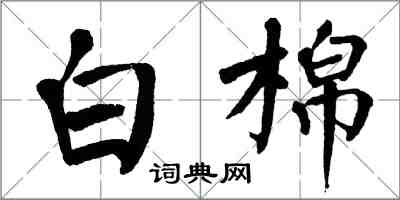 翁闓運白棉楷書怎么寫