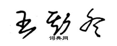 朱錫榮王斯冬草書個性簽名怎么寫