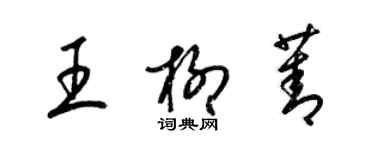 梁錦英王柳菁草書個性簽名怎么寫