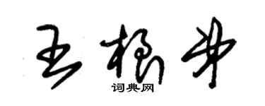 朱錫榮王根弟草書個性簽名怎么寫