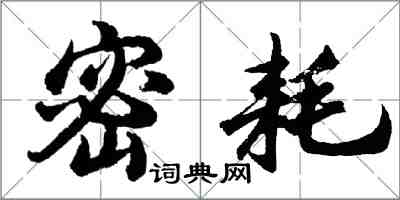 胡問遂密耗行書怎么寫