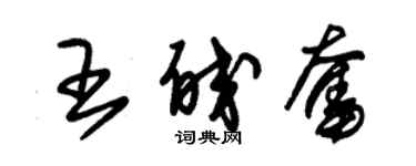 朱錫榮王皎奮草書個性簽名怎么寫