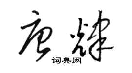 駱恆光唐輝草書個性簽名怎么寫