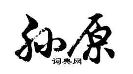 胡問遂孫原行書個性簽名怎么寫